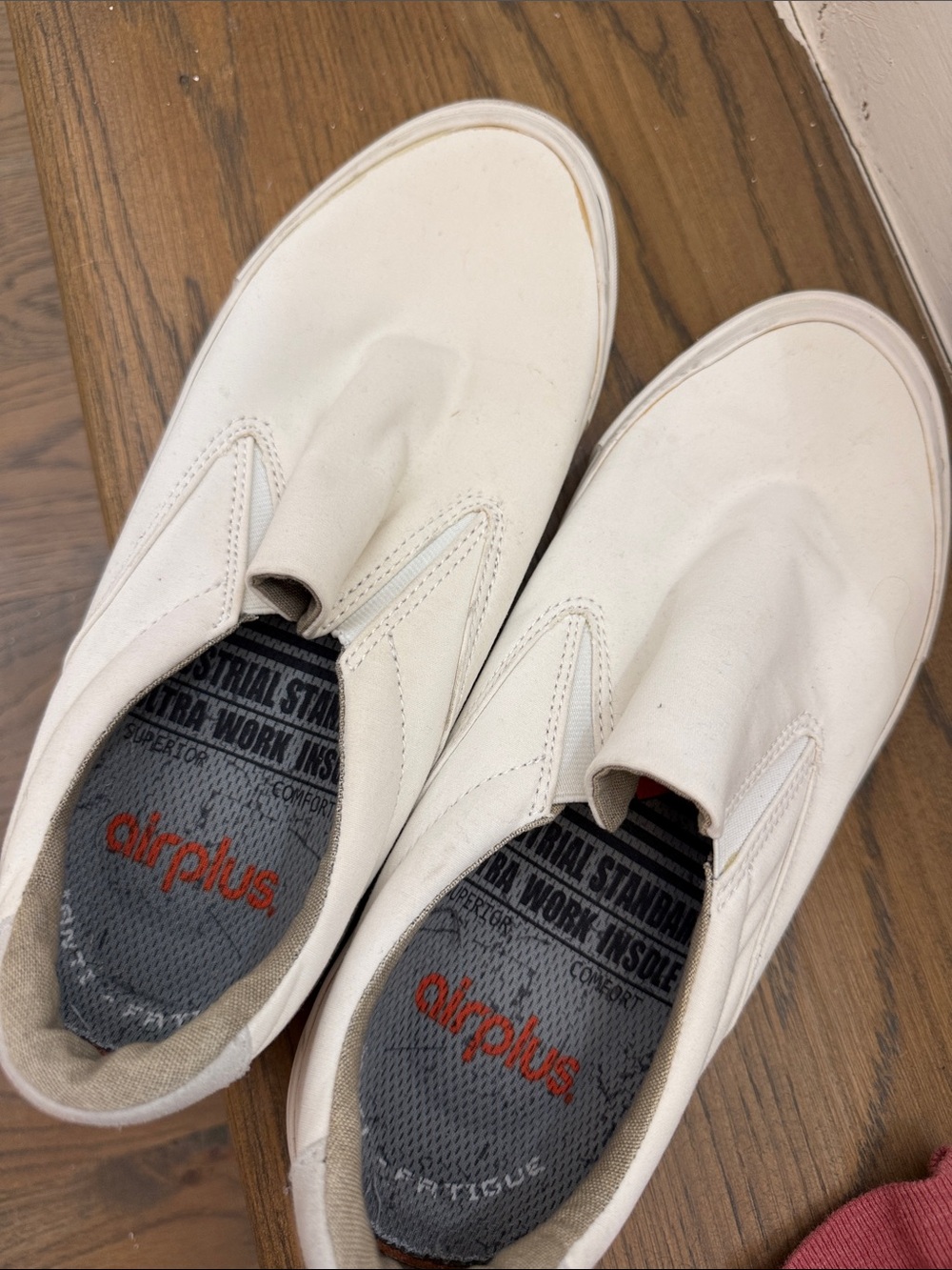 SeaVees Men's Slip-On Loafers in Off-White Canvas